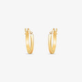 Brinco Argola Redonda em Ouro Amarelo 18K