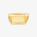 Anel Masculino Chapa em Ouro Amarelo 18K