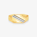 Anel Masculino IV em Ouro Amarelo 18K