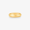 Aliança Luz Lisa Reta em Ouro Amarelo 18K, 4,54mm