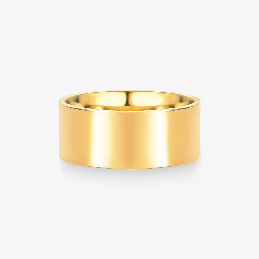 Aliança Lisa Comfort em Ouro Amarelo 18K, 9mm