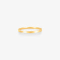 Aliança Dueto Lisa Comfort em Ouro Amarelo 18K, 1,7mm