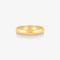 Aliança Origem Lisa Reta em Ouro Amarelo 18K, 3mm