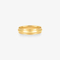 Aliança Elo Reta em Ouro Amarelo 18K, 4,80mm