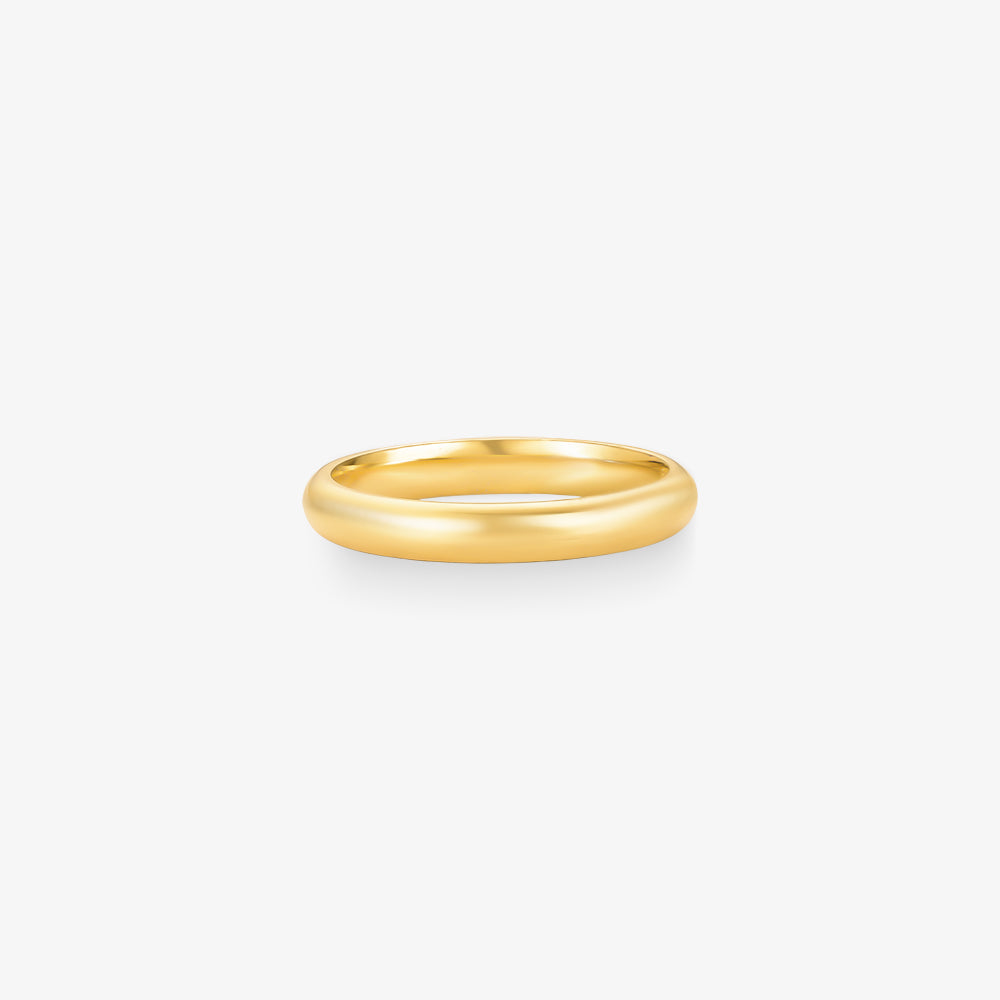Aliança Pulse Lisa Comfort em Ouro Amarelo 18K, 3,2mm